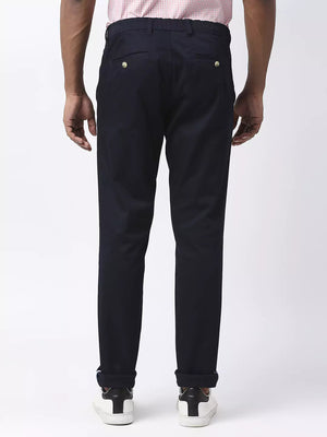 Thomas Scott Men Mid-Rise Classic Slim Fit Trousers
