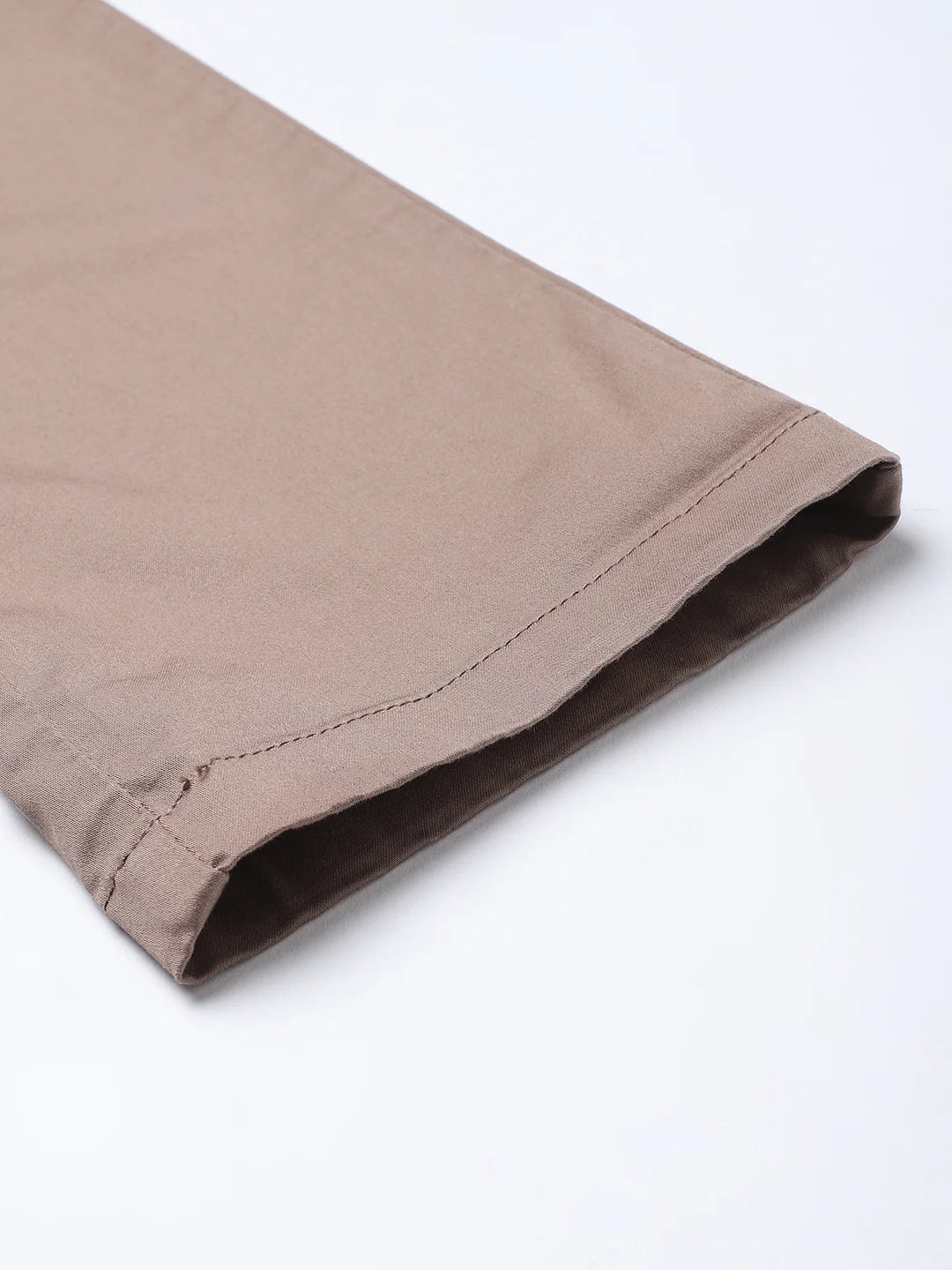 Thomas Scott Men Brown Easy Wash Sustainable Trousers