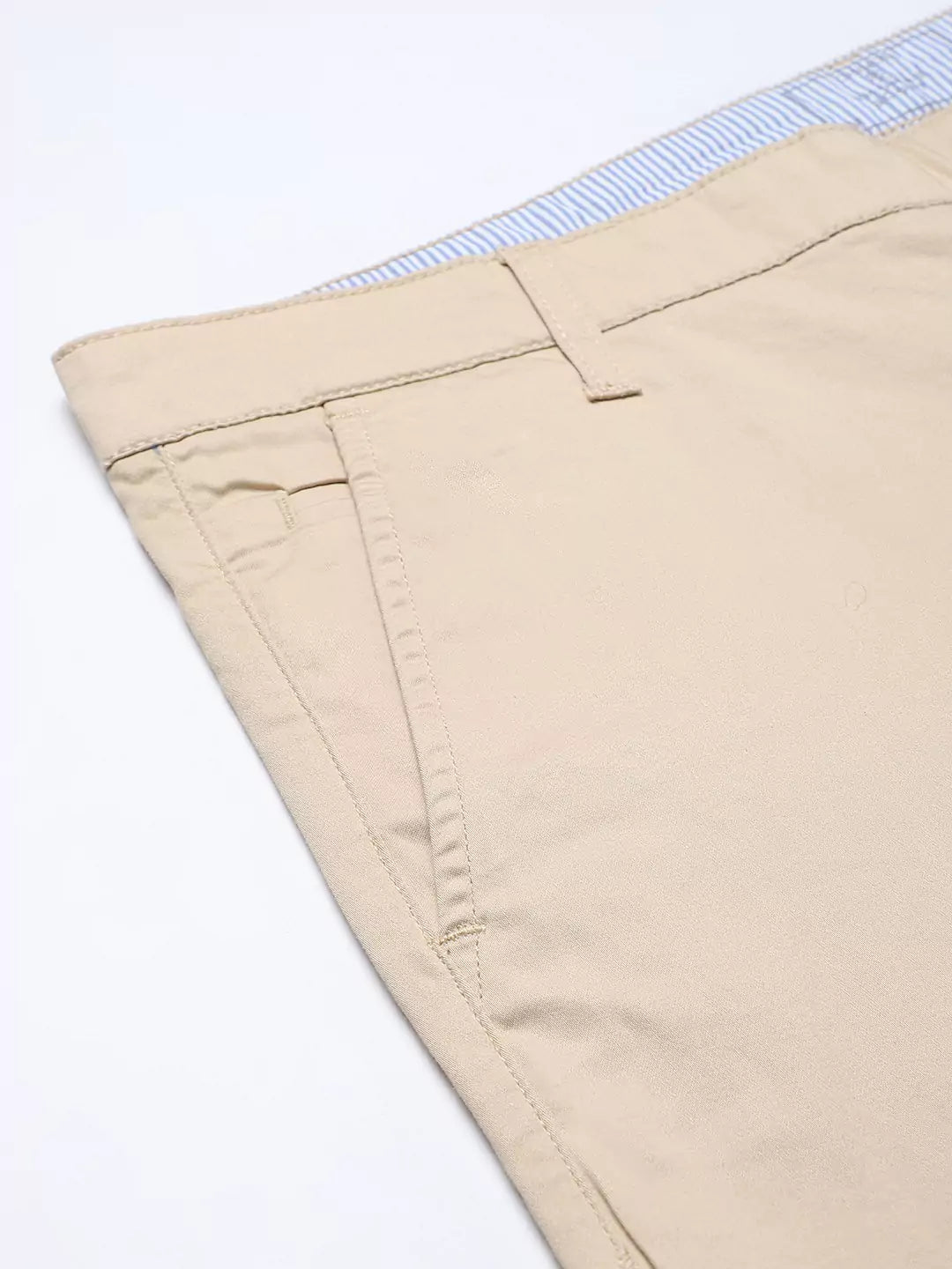 Thomas Scott Men Beige Easy Wash Slim Fit Winter Sustainable Chinos