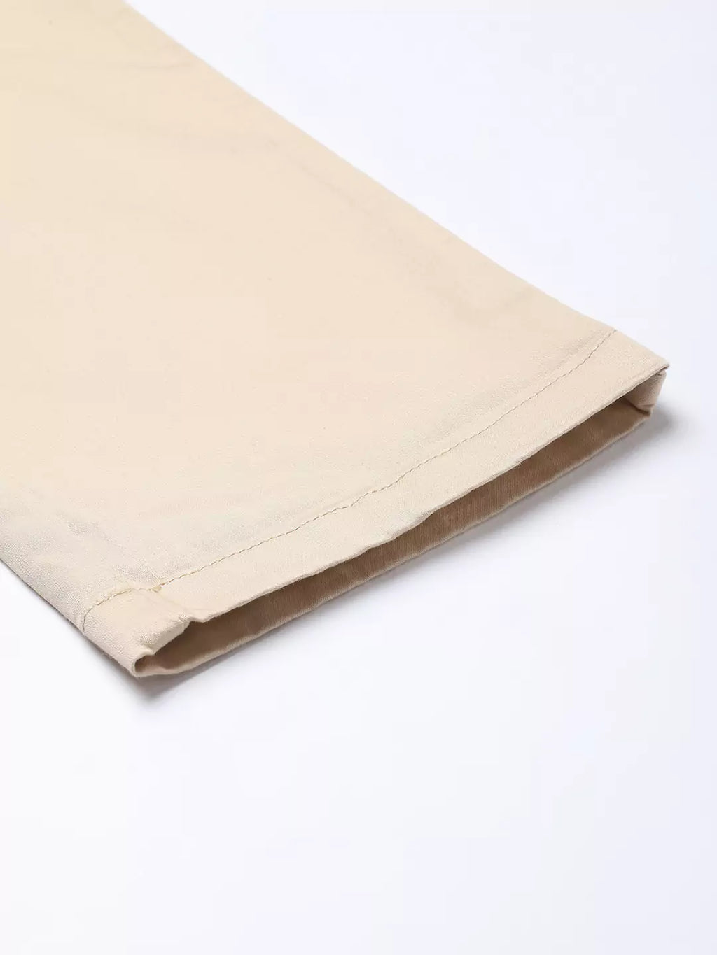 Thomas Scott Men Beige Easy Wash Slim Fit Winter Sustainable Chinos