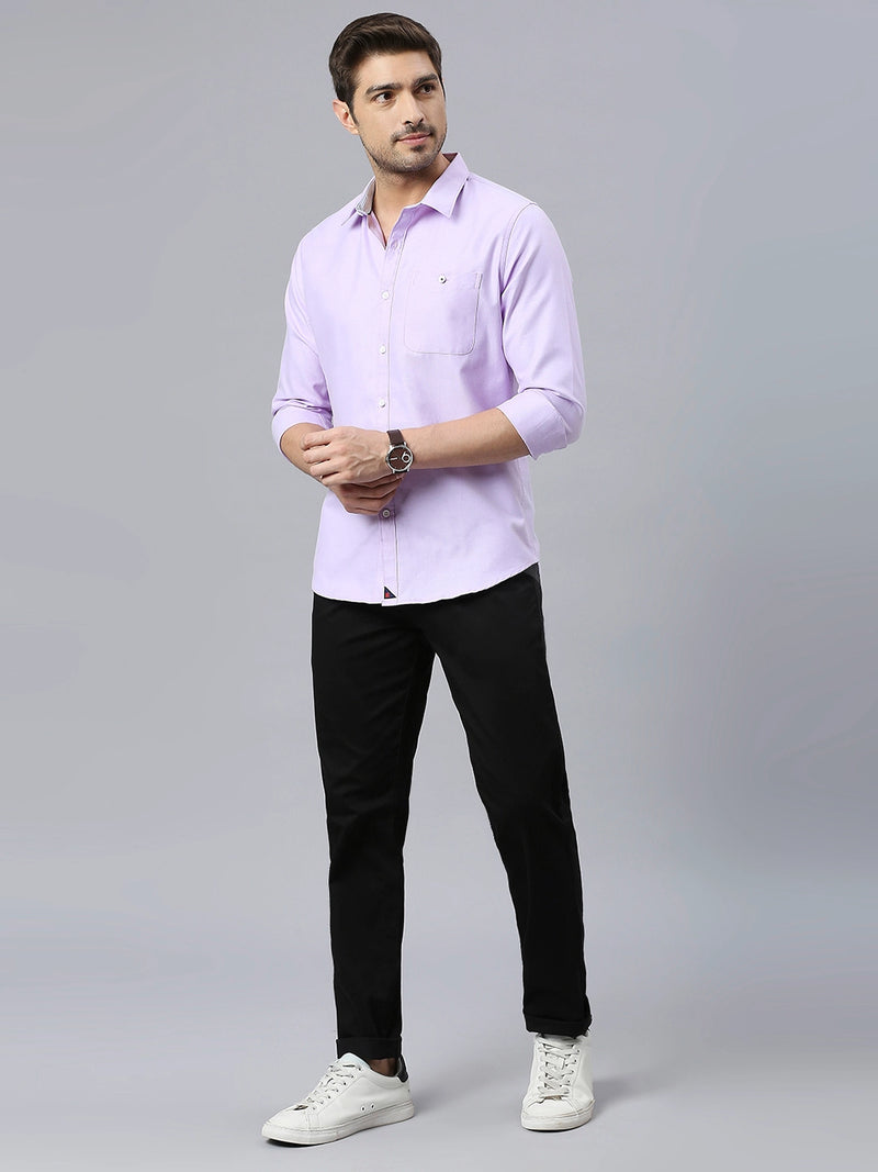 Thomas Scott Men Classic Slim Fit Mid-Rise Chinos Trousers
