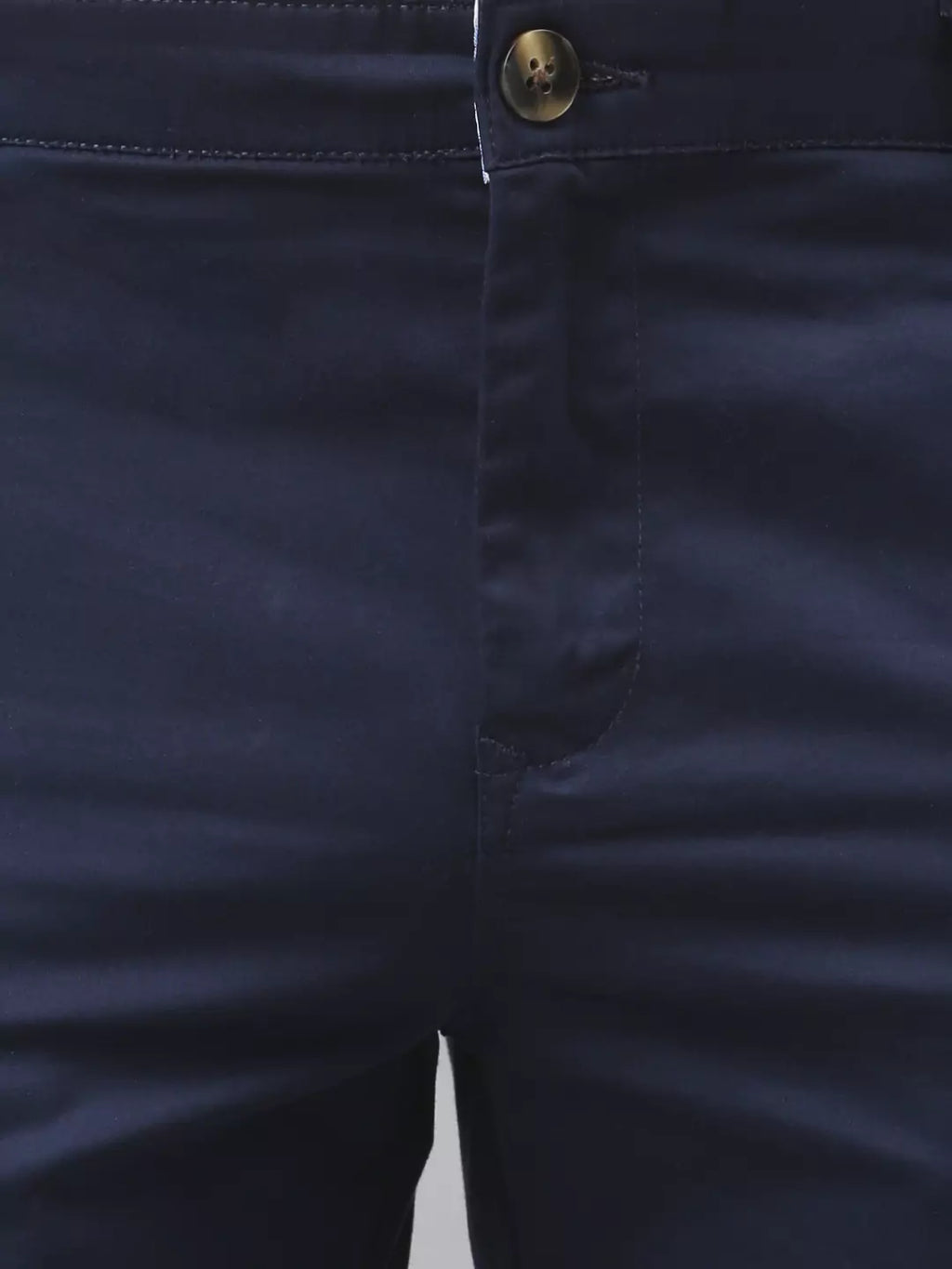 Thomas Scott Men Navy Blue Sustainable Chinos Trousers