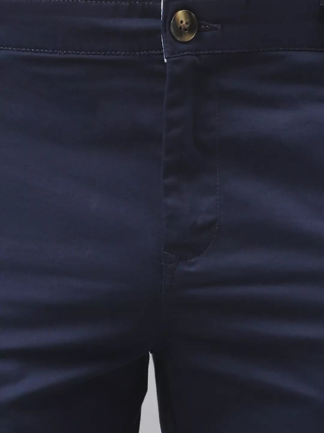 Thomas Scott Men Navy Blue Sustainable Chinos Trousers