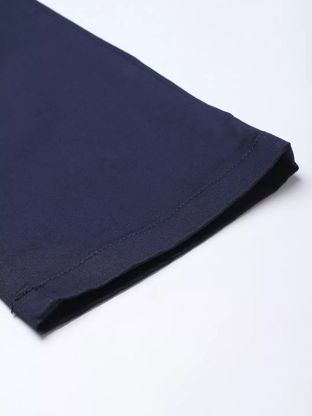 Thomas Scott Men Navy Blue Sustainable Chinos Trousers