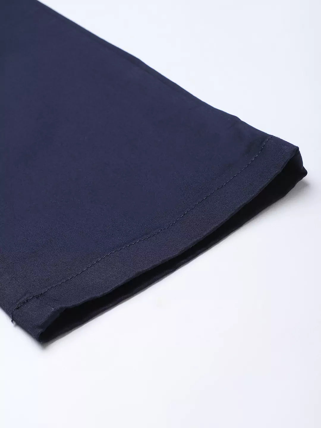 Thomas Scott Men Navy Blue Sustainable Chinos Trousers