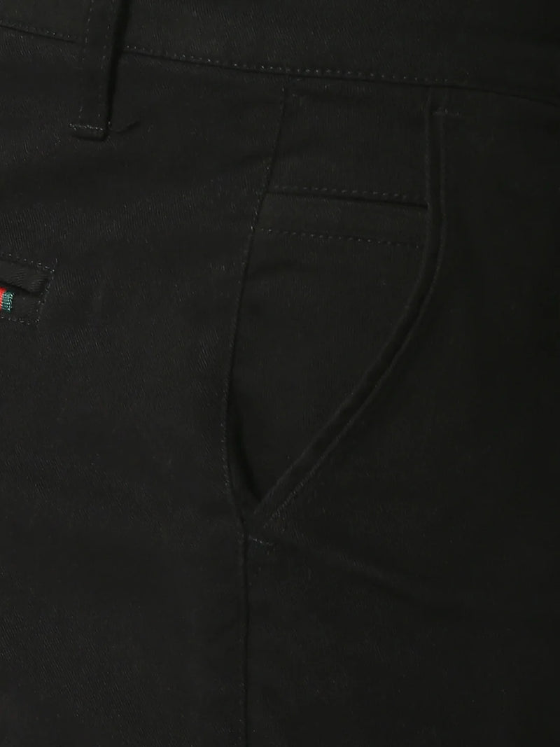Thomas Scott Men Black Mid-Rise Regular Fit Knitted Joggers