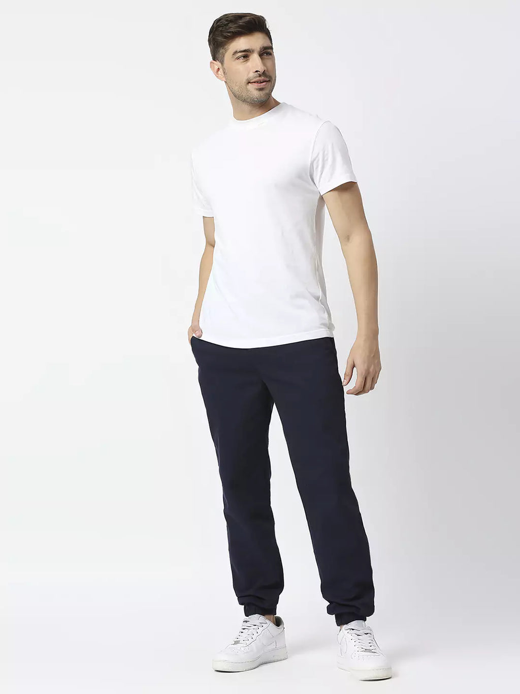 Thomas Scott Men Mid-Rise Slim Fit Joggers