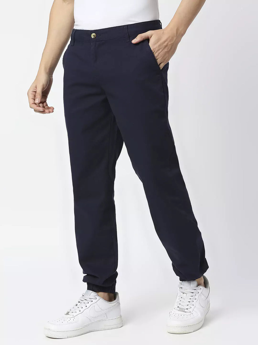 Thomas Scott Men Mid-Rise Slim Fit Joggers