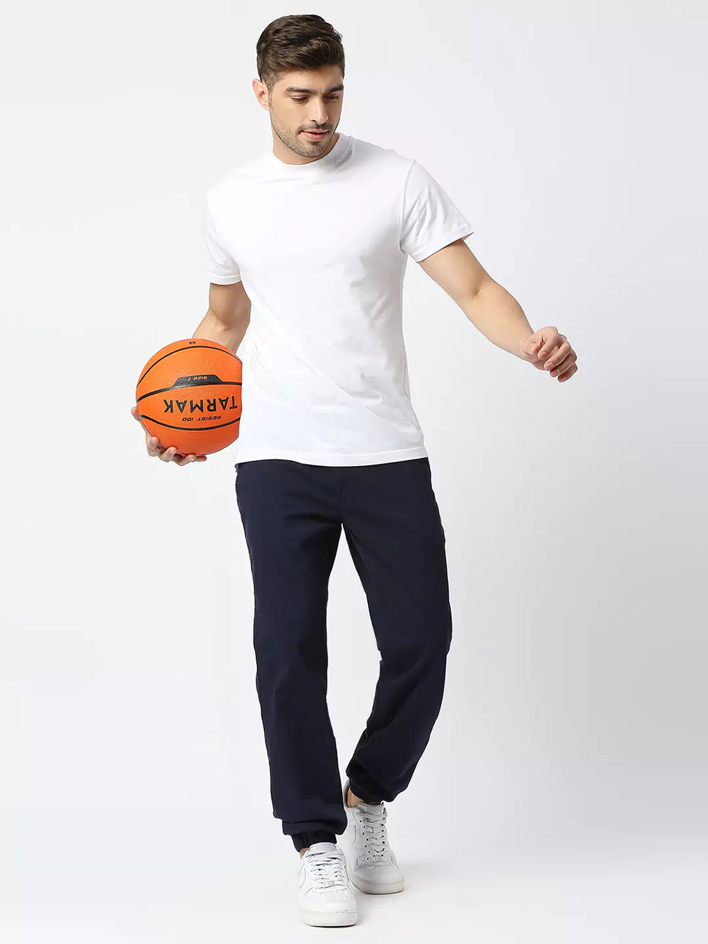 Thomas Scott Men Mid-Rise Slim Fit Joggers