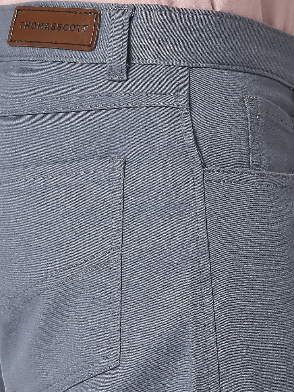 Thomas Scott Men Blue Slim Fit Chinos Trousers