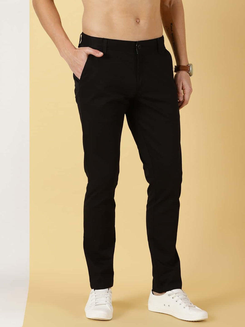 Thomas Scott Men Smart Easy Wash Mid-Rise Chinos