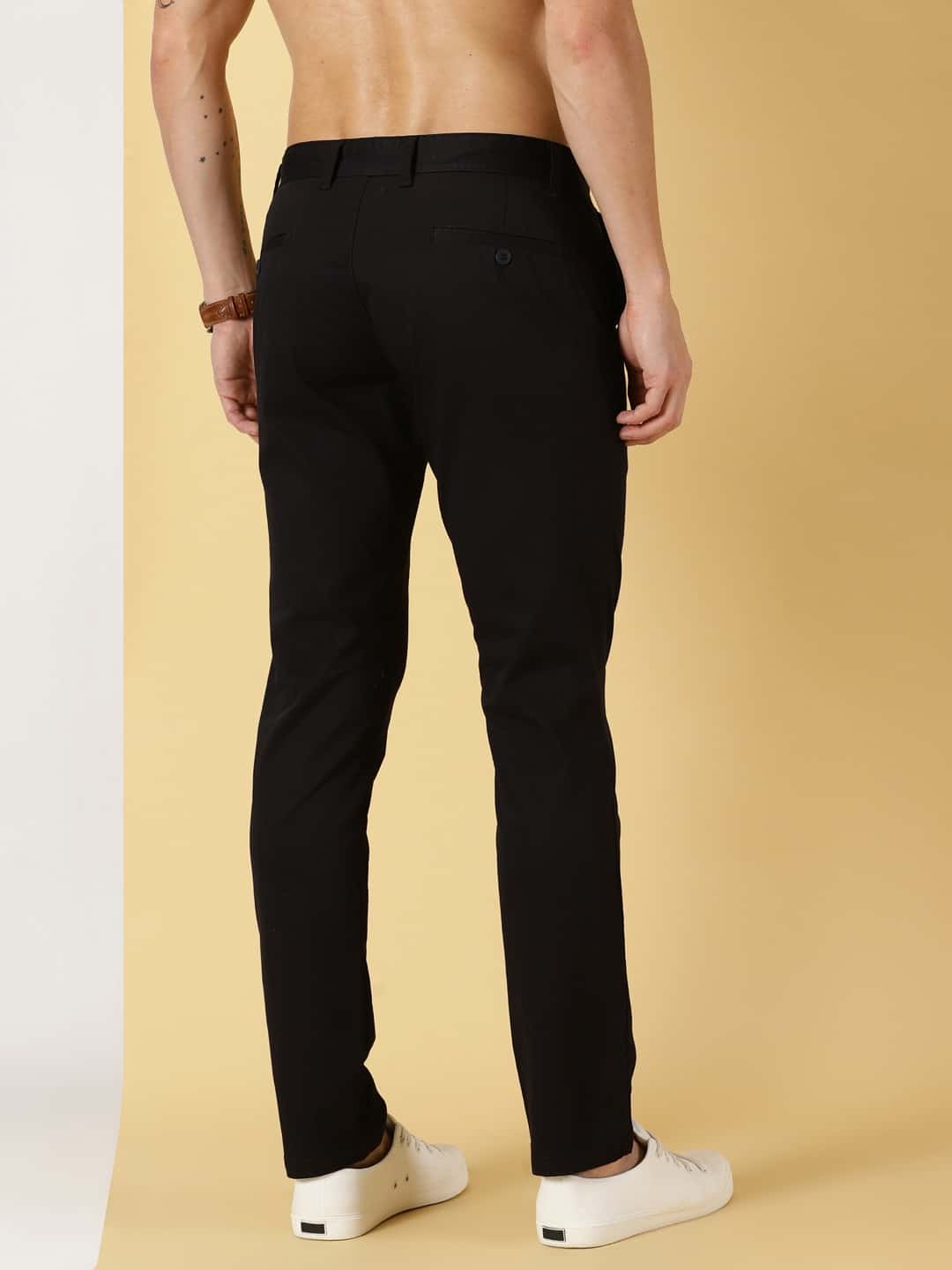 Thomas Scott Men Smart Easy Wash Mid-Rise Chinos