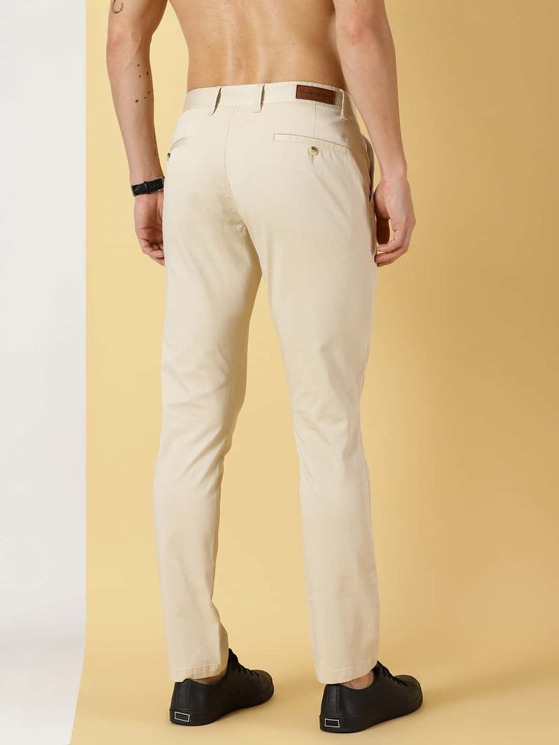 Thomas Scott Men Mid-Rise Smart Fit Easy Wash Chinos Trousers