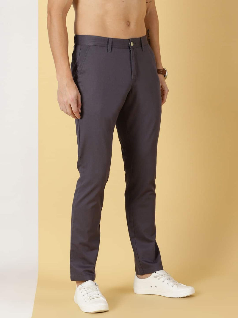 Thomas Scott Men Mid-Rise Smart Fit Easy Wash Chinos Trousers