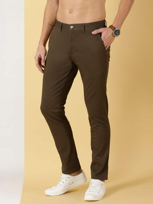 Thomas Scott Men Smart Easy Wash Mid-Rise Chinos