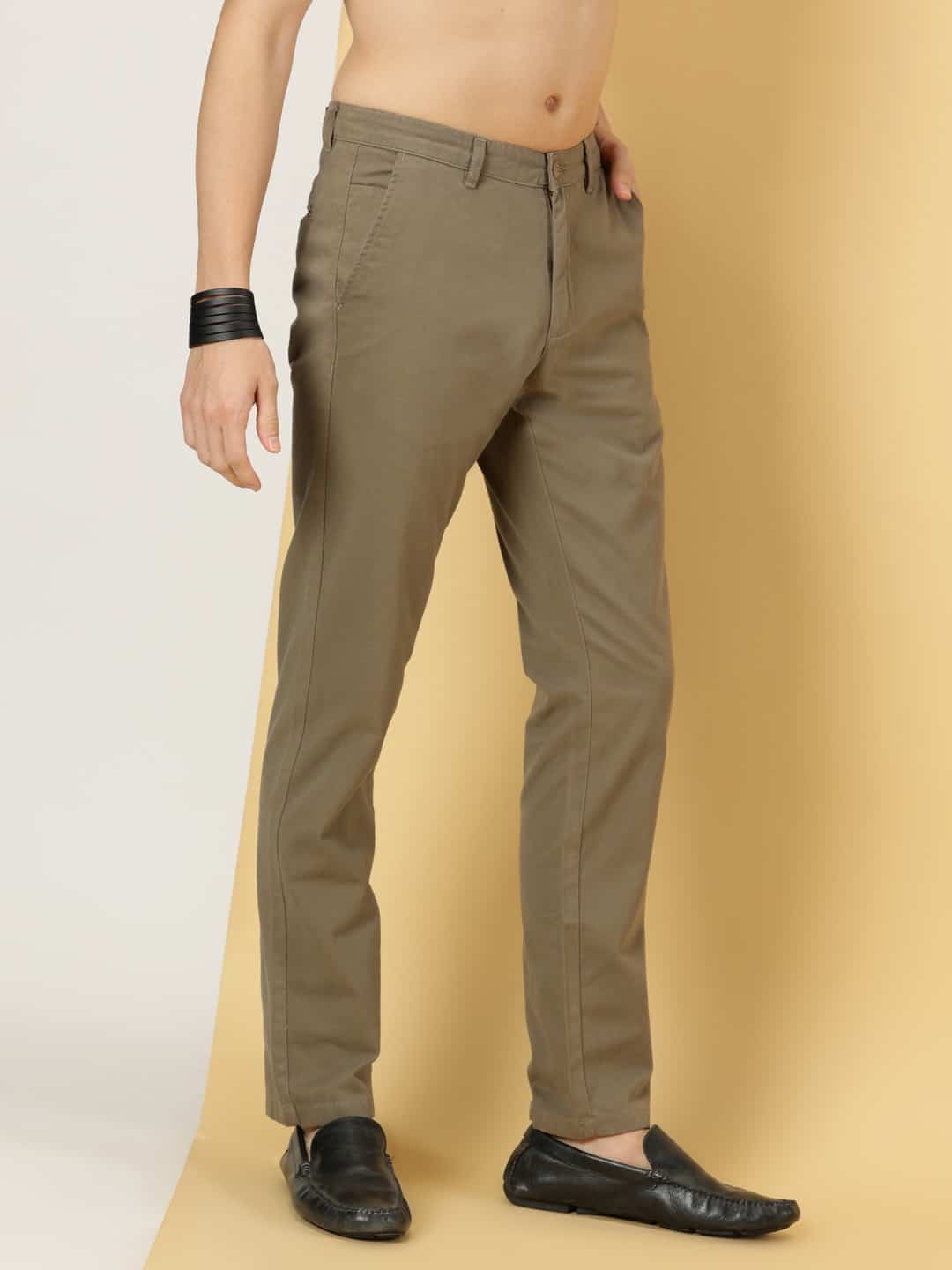 Thomas Scott Men Smart Slim Fit Cotton Chinos Trouser