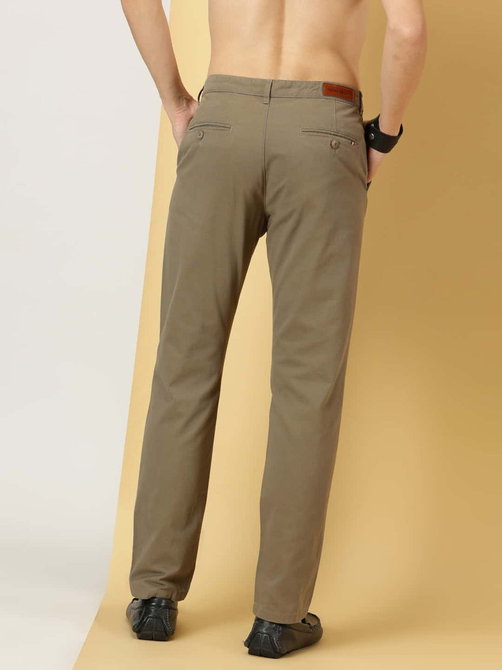 Thomas Scott Men Smart Slim Fit Cotton Chinos Trouser