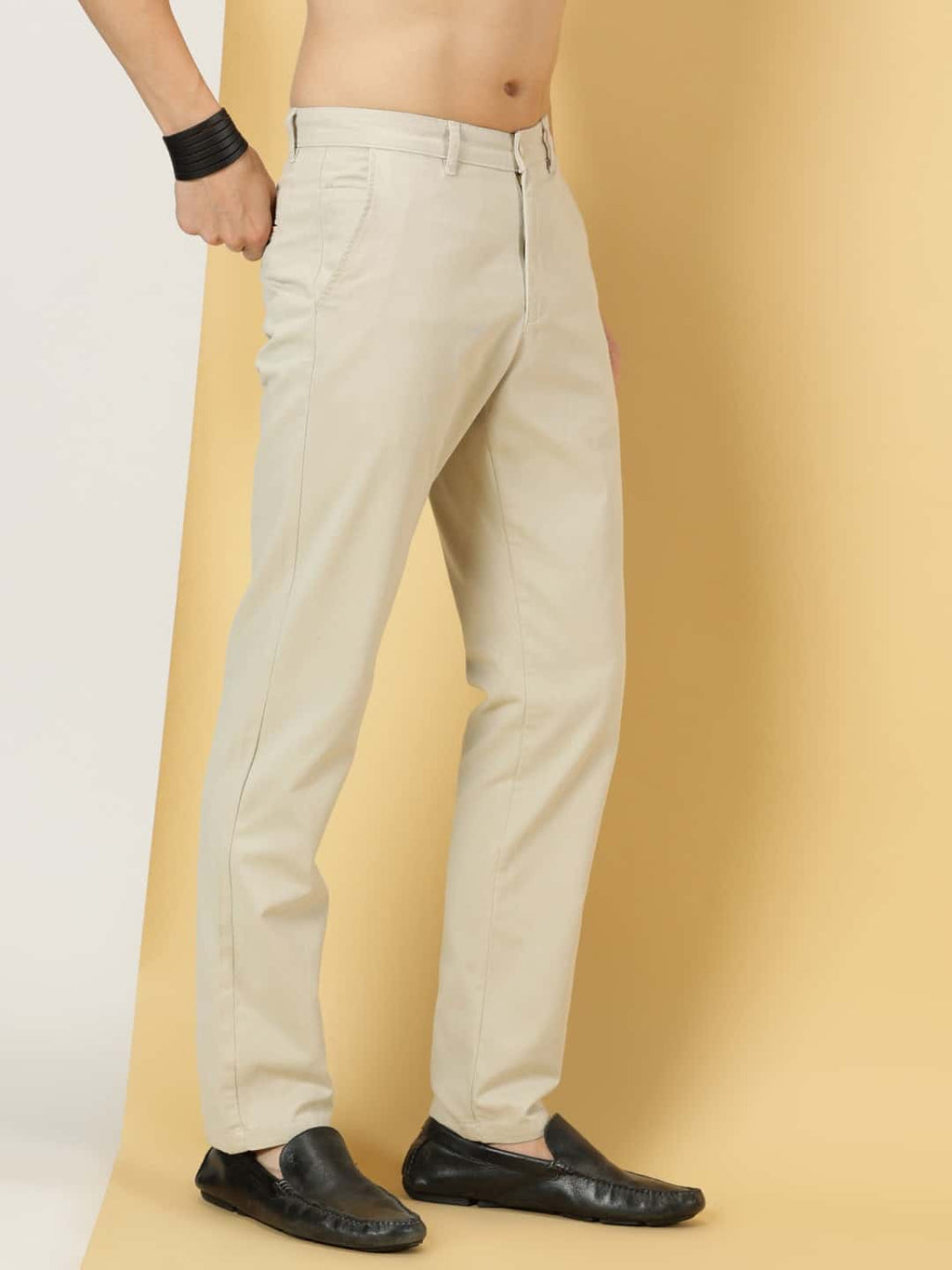 Thomas Scott Men Smart Slim Fit Cotton Chinos Trouser