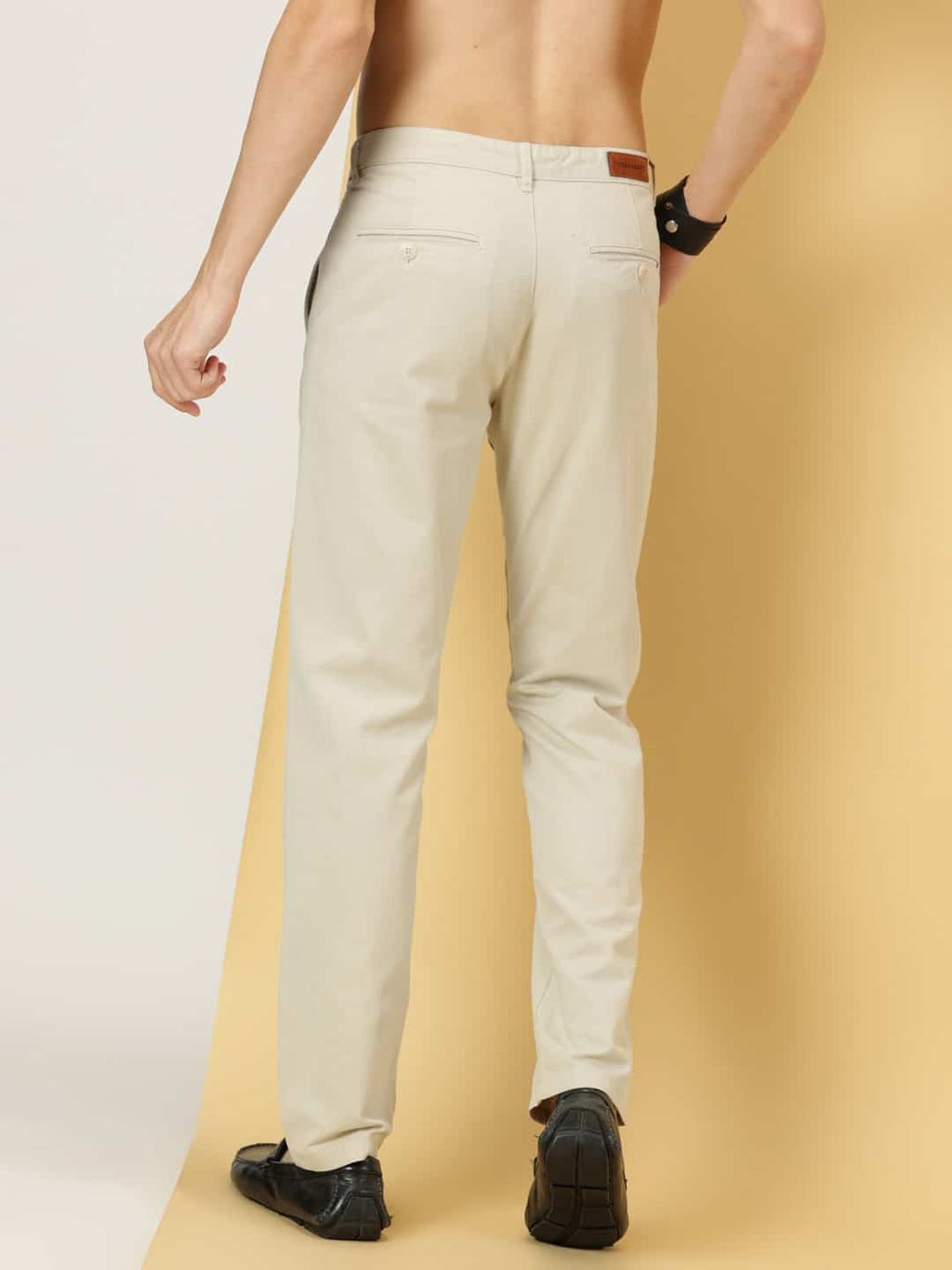 Thomas Scott Men Smart Slim Fit Cotton Chinos Trouser