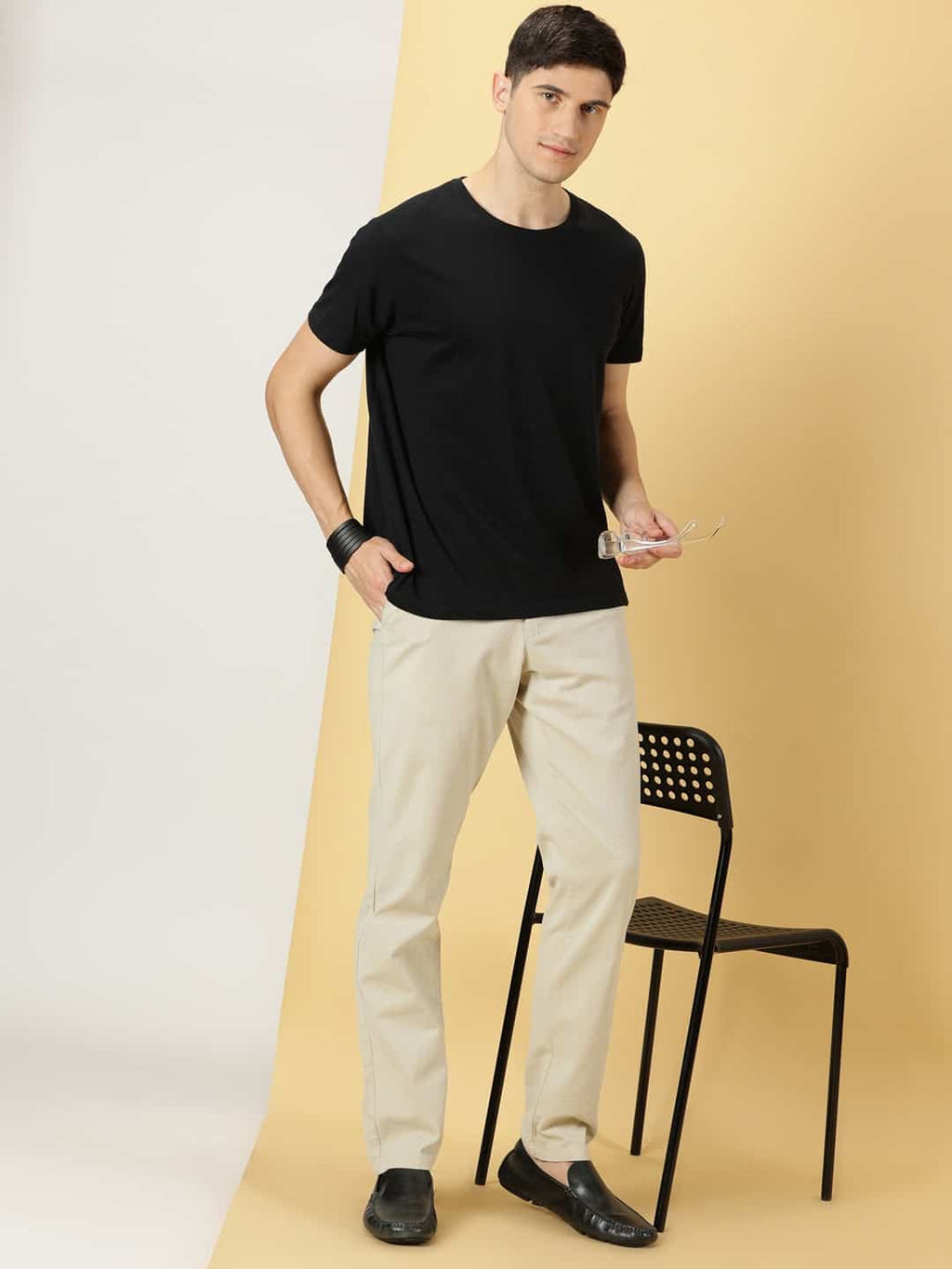 Thomas Scott Men Smart Slim Fit Cotton Chinos Trouser