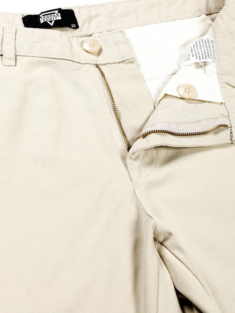 Thomas Scott Men Smart Slim Fit Cotton Chinos Trouser
