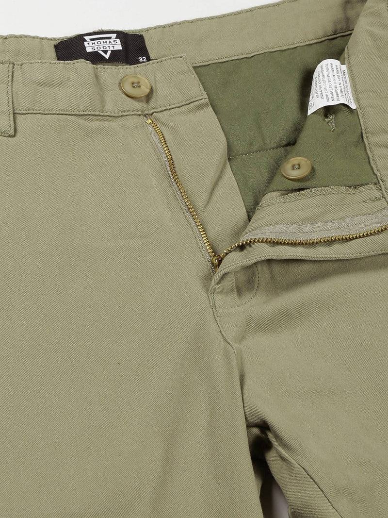 Thomas Scott Men Smart Slim Fit Cotton Chino Trouser