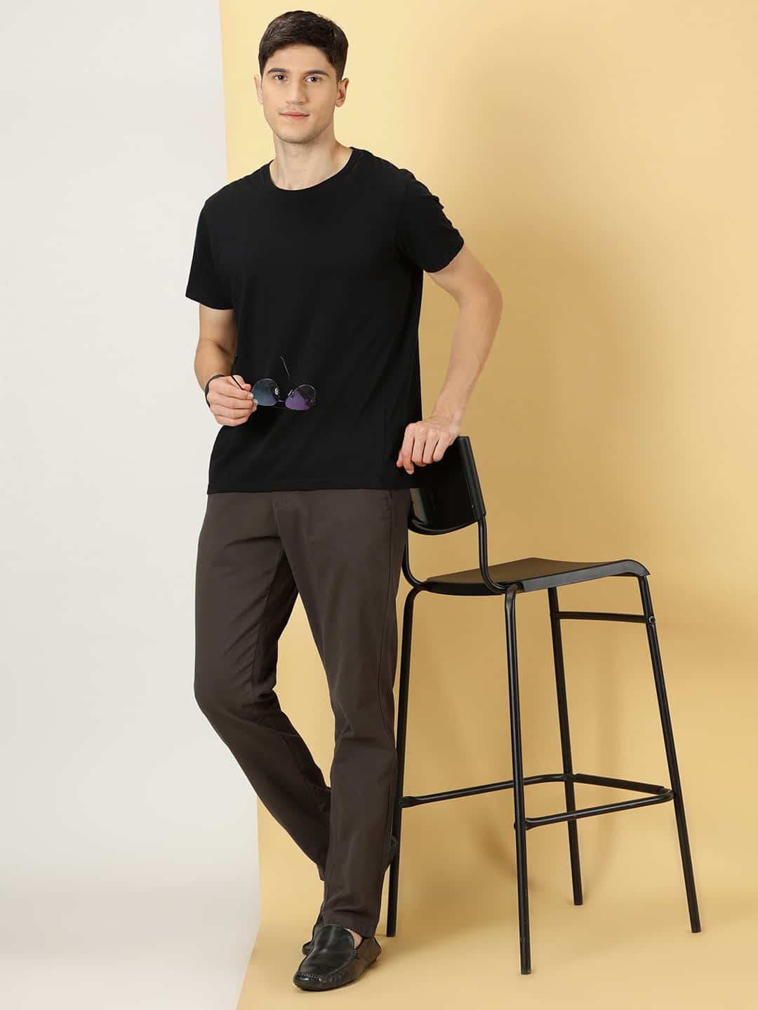 Thomas Scott Men Smart Slim Fit Cotton Chinos Trouser