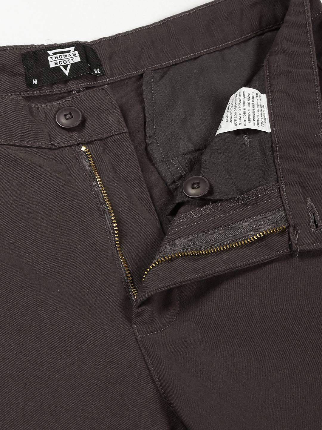 Thomas Scott Men Smart Slim Fit Cotton Chinos Trouser