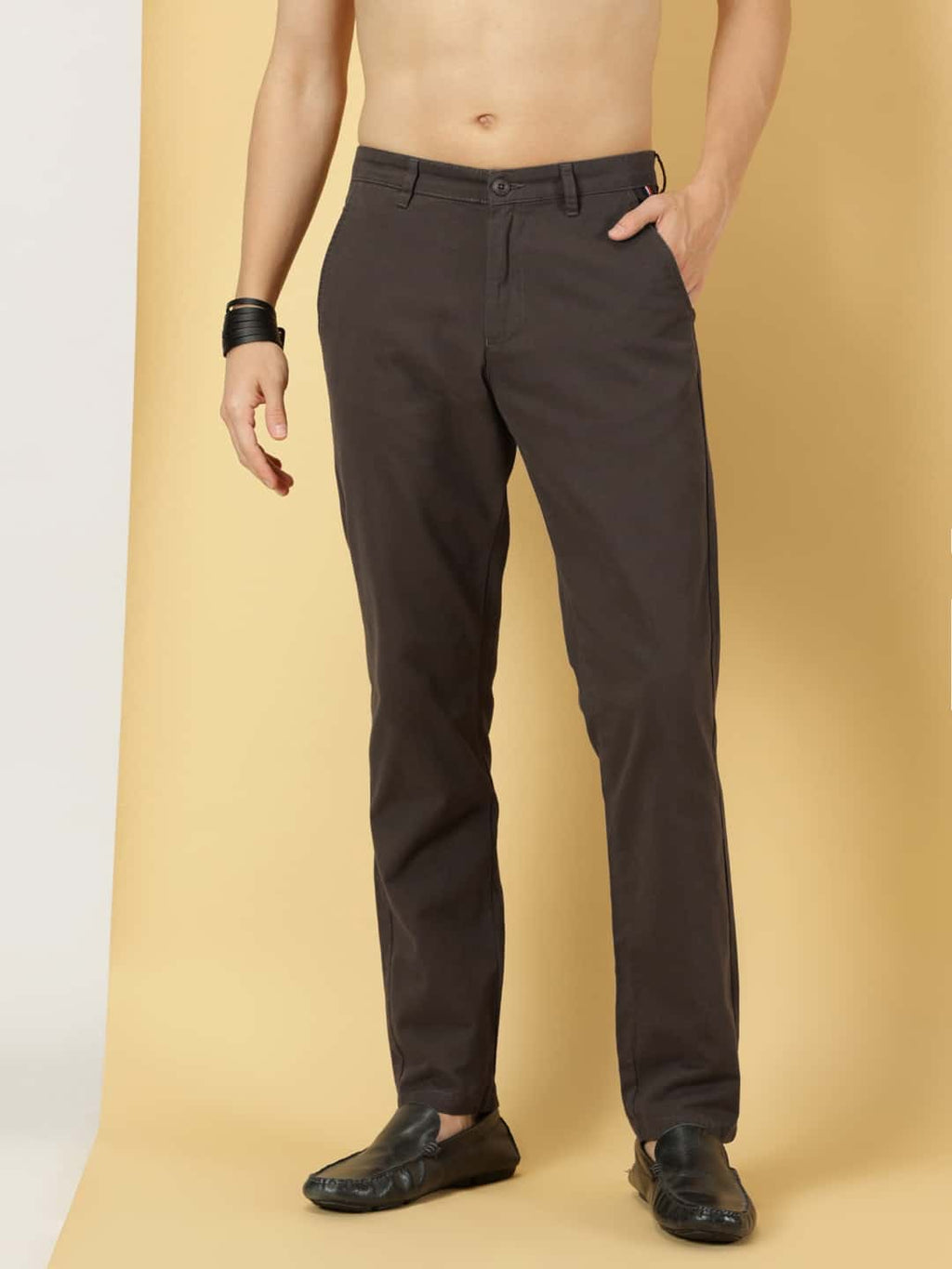 Thomas Scott Men Smart Slim Fit Cotton Chinos Trouser