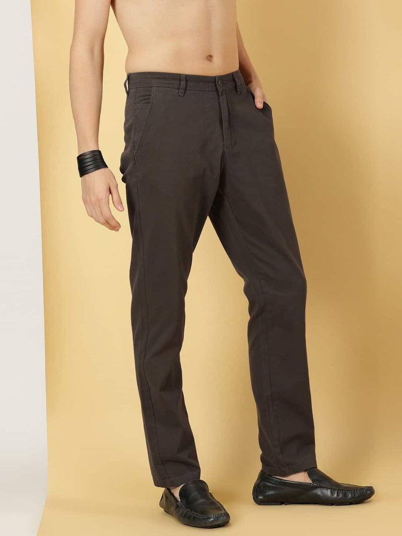 Thomas Scott Men Smart Slim Fit Cotton Chinos Trouser
