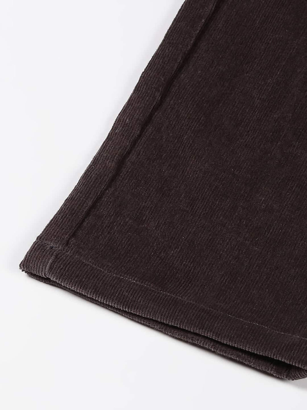 Thomas Scott Men Textured Smart Slim Fit Easy Wash Corduroy Chinos Trousers