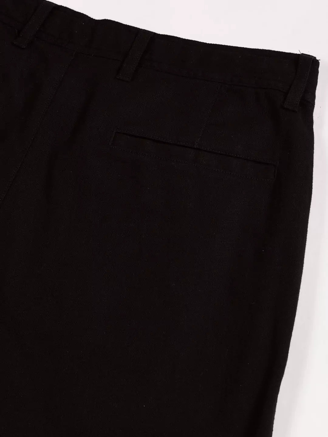 Thomas Scott Men Textured Mid-Rise Smart Chinos Trousers