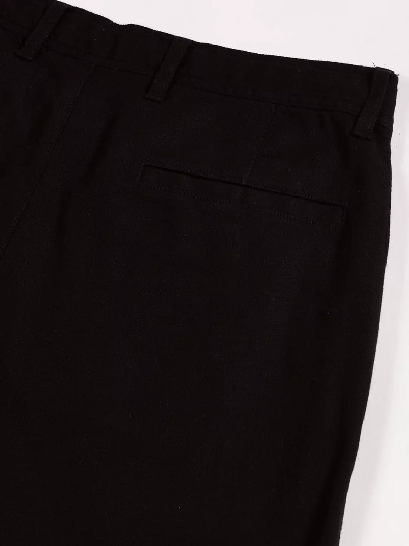 Thomas Scott Men Textured Mid-Rise Smart Chinos Trousers