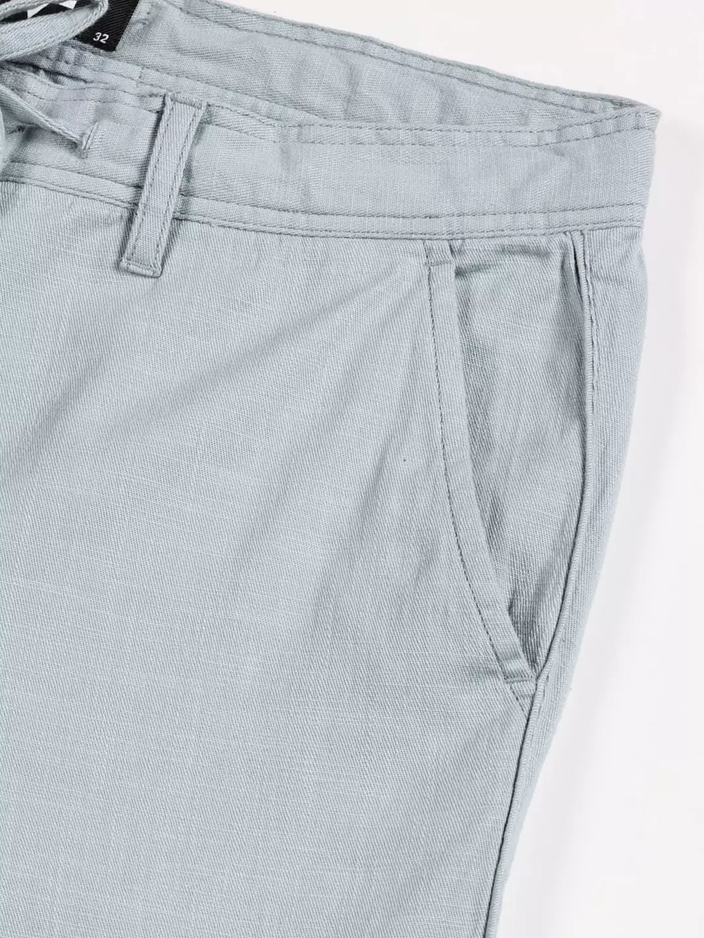Thomas Scott Men Textured Mid-Rise Smart Chinos Trousers
