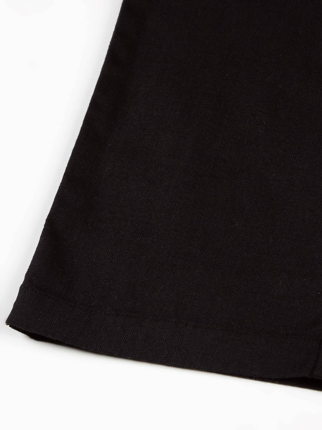 Thomas Scott Men Smart Linen Cotton Pleated Chino Trouser
