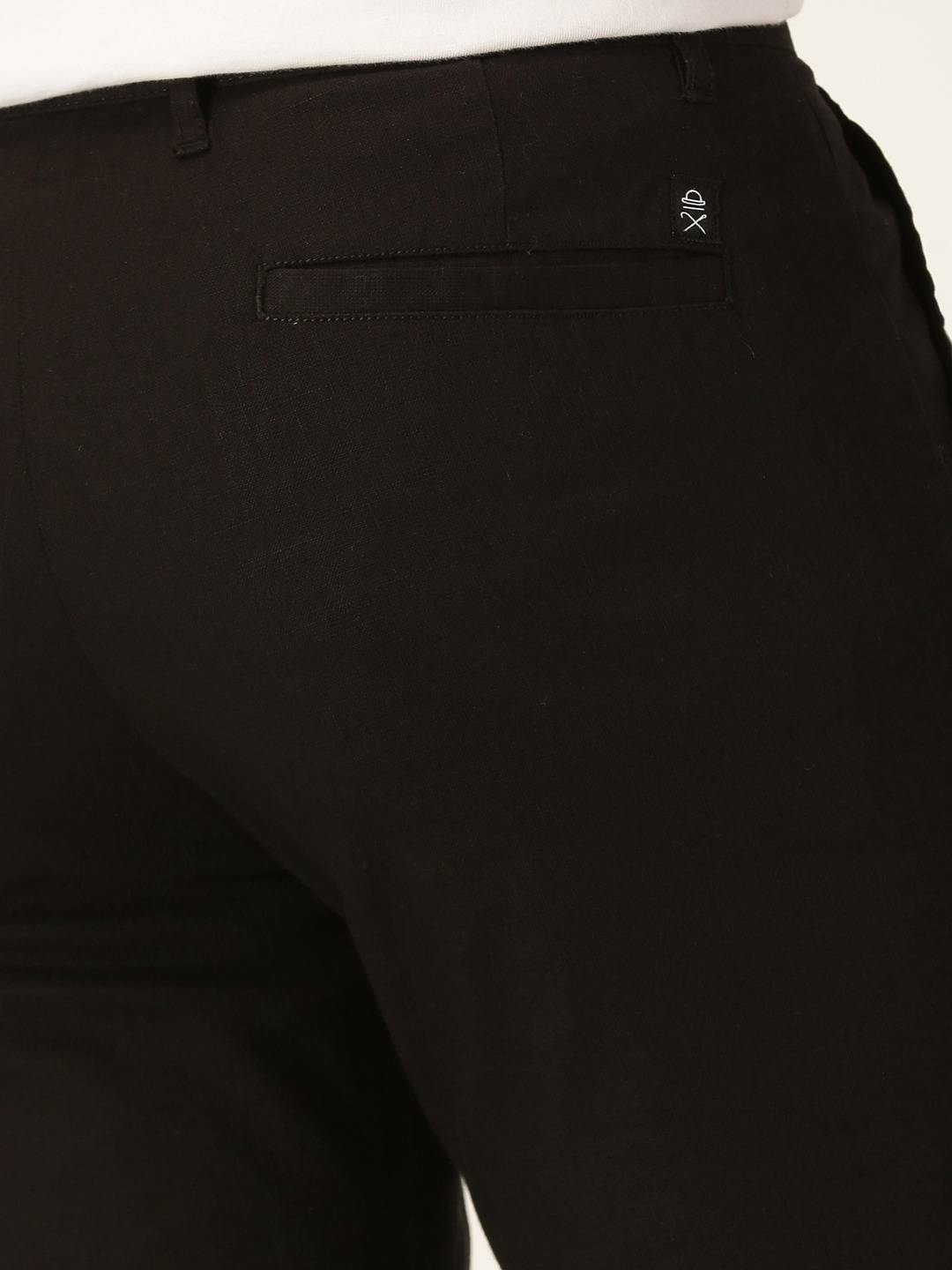 Thomas Scott Men Smart Linen Cotton Pleated Chino Trouser