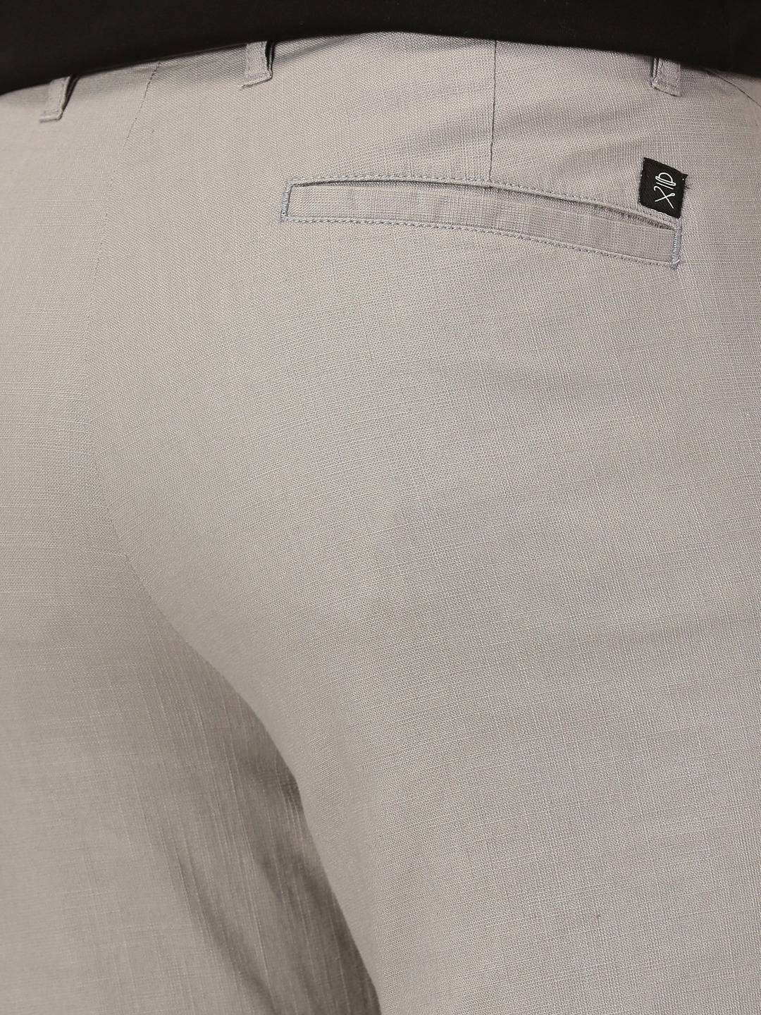 Thomas Scott Men Smart Linen Cotton Pleated Chino Trouser