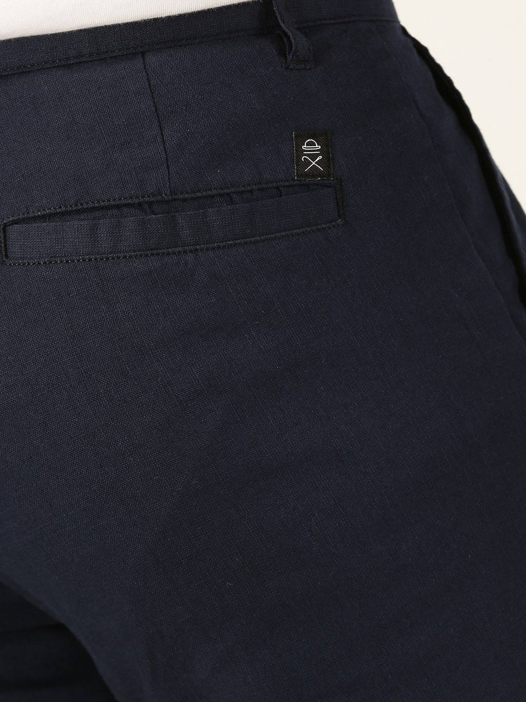 Thomas Scott Men Smart Linen Cotton Pleated Chino Trouser
