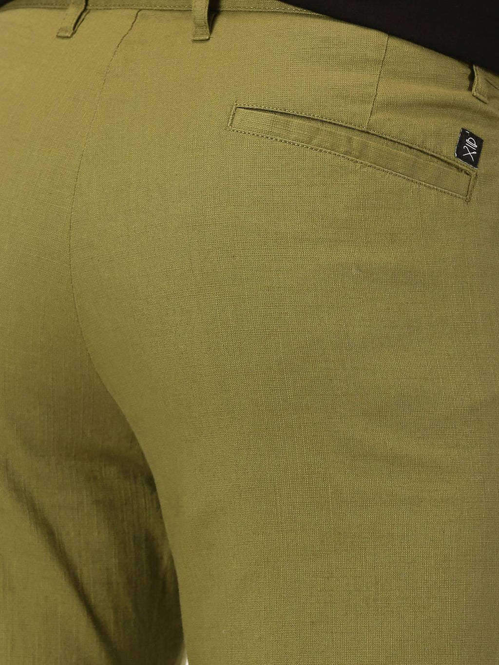 Thomas Scott Men Smart Linen Cotton Pleated Chino Trouser