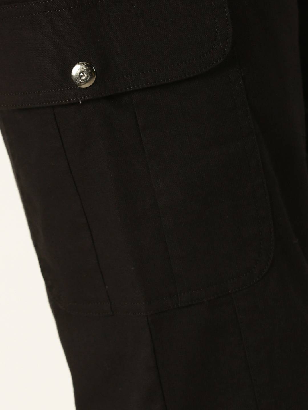 Thomas Scott Men Smart Slim Fit Linen Cotton Cargos Trousers
