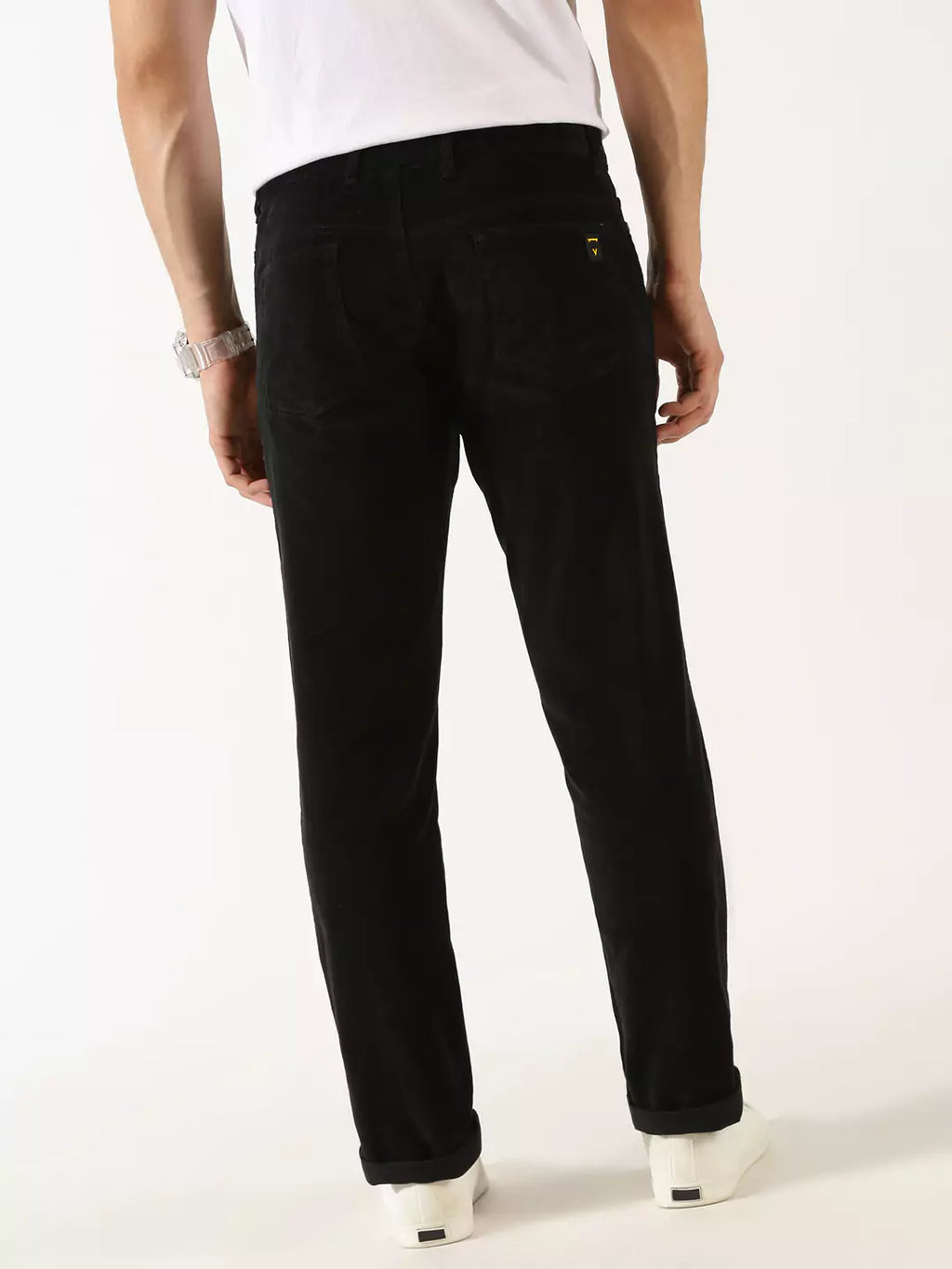 Thomas Scott Men Slim Fit Corduroy Chinos Trousers
