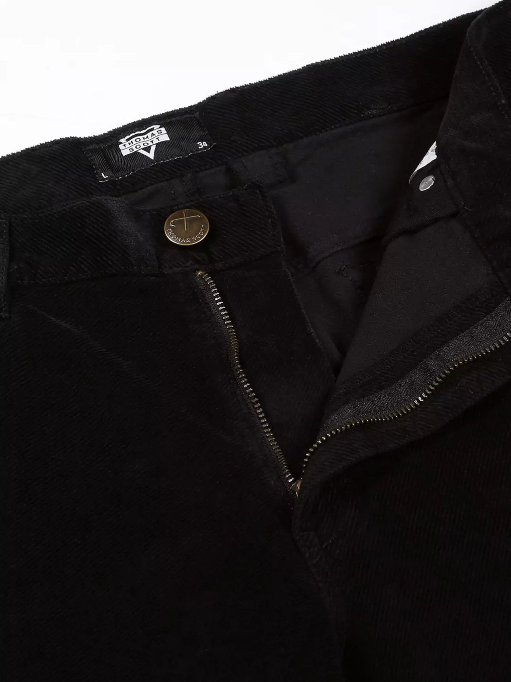 Thomas Scott Men Slim Fit Corduroy Chinos Trousers