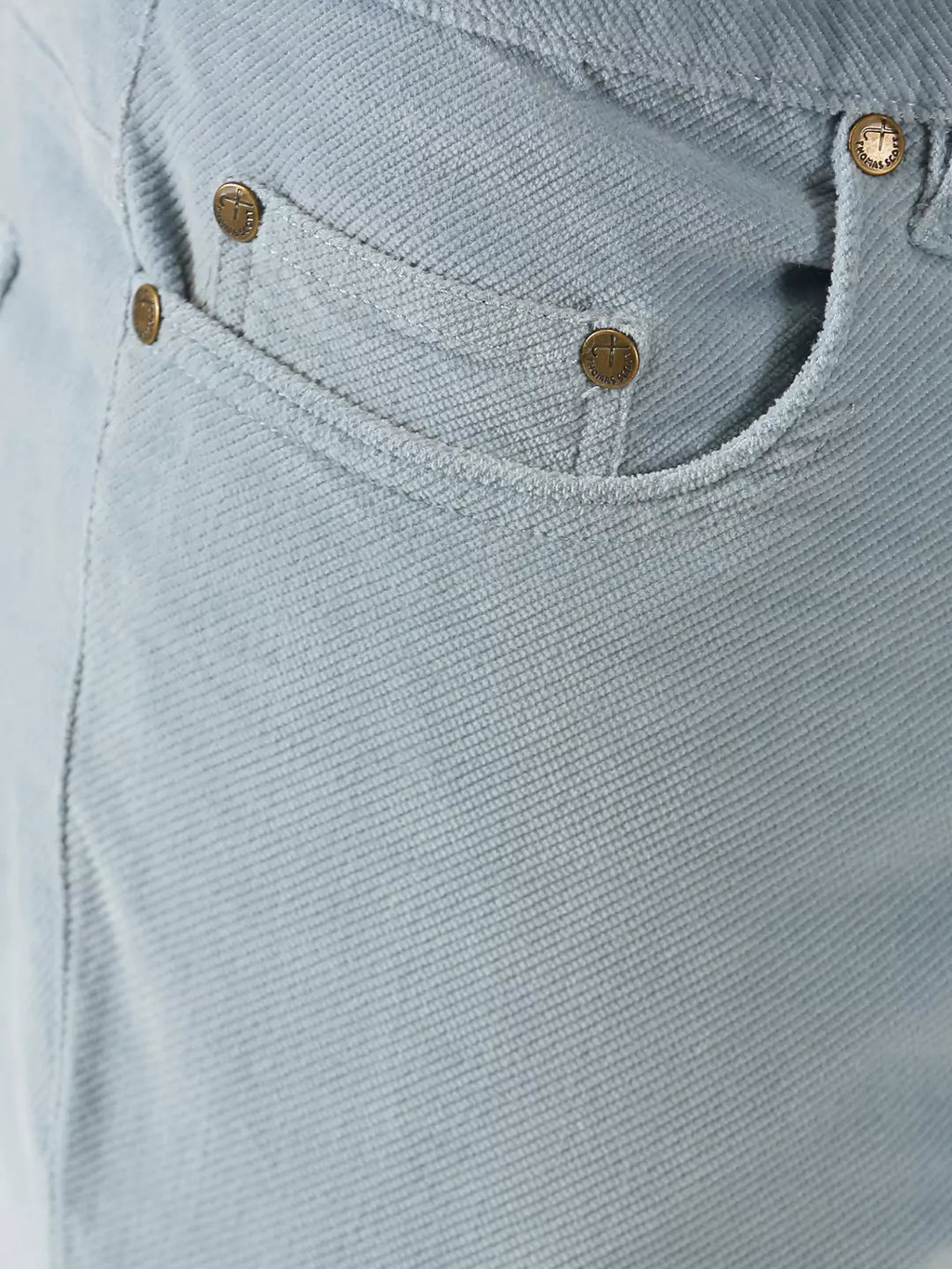Thomas Scott Men Slim Fit Corduroy Chinos Trousers