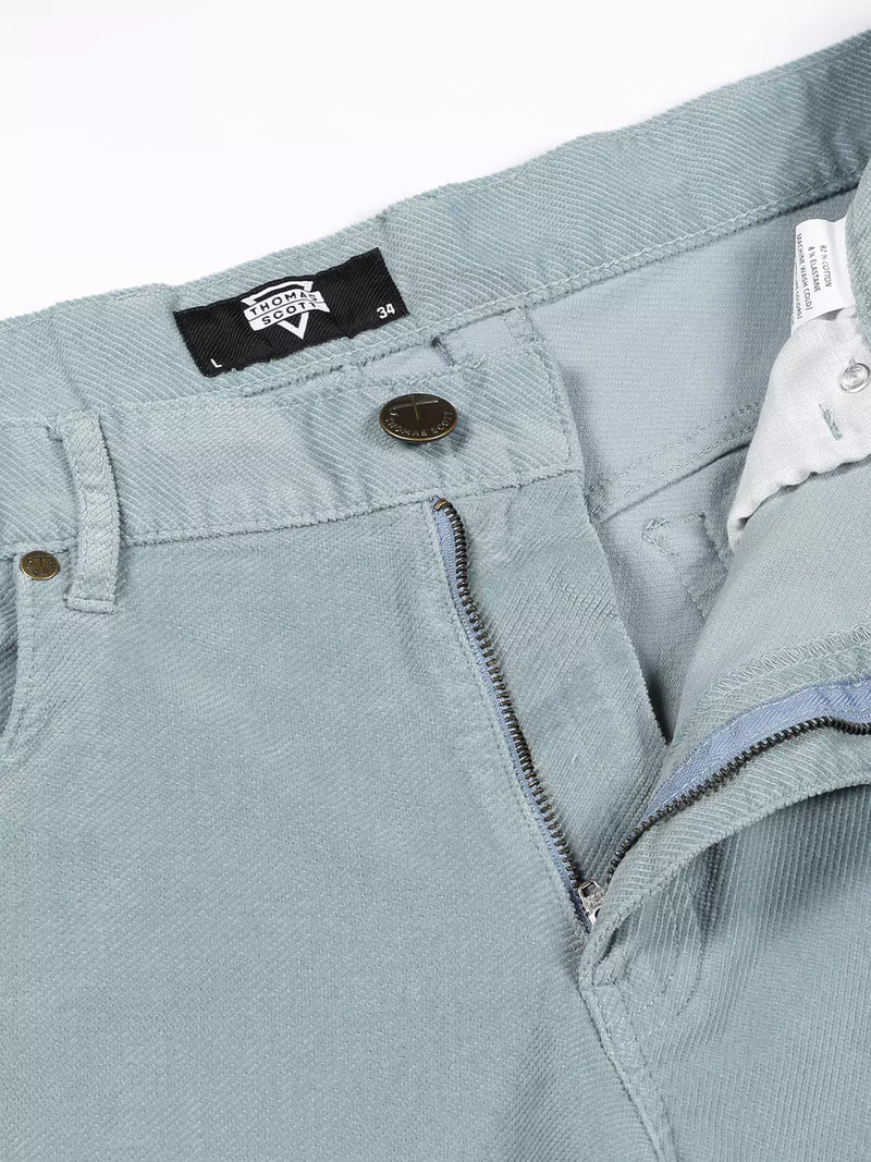 Thomas Scott Men Slim Fit Corduroy Chinos Trousers