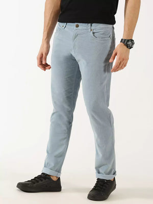 Thomas Scott Men Slim Fit Corduroy Chinos Trousers