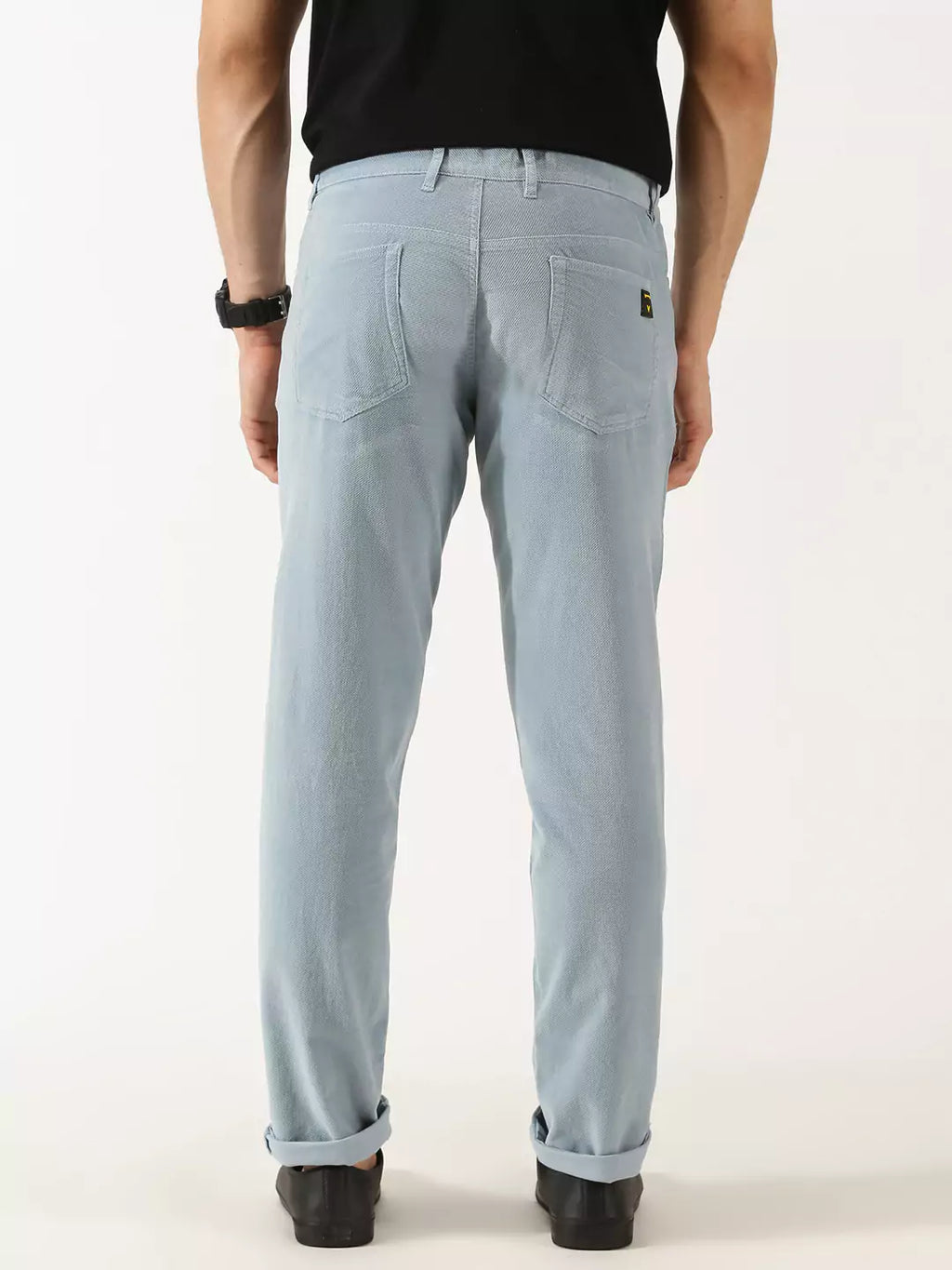 Thomas Scott Men Slim Fit Corduroy Chinos Trousers