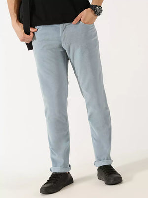 Thomas Scott Men Slim Fit Corduroy Chinos Trousers