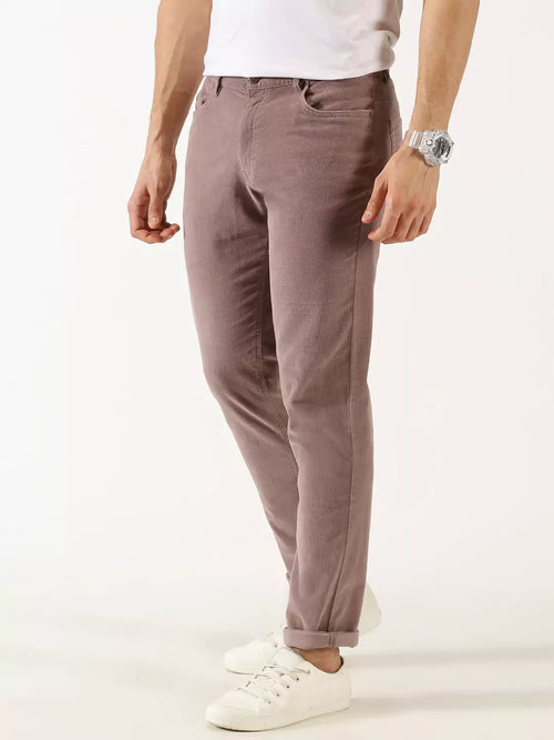 Thomas Scott Men Smart Corduroy Chinos Trousers