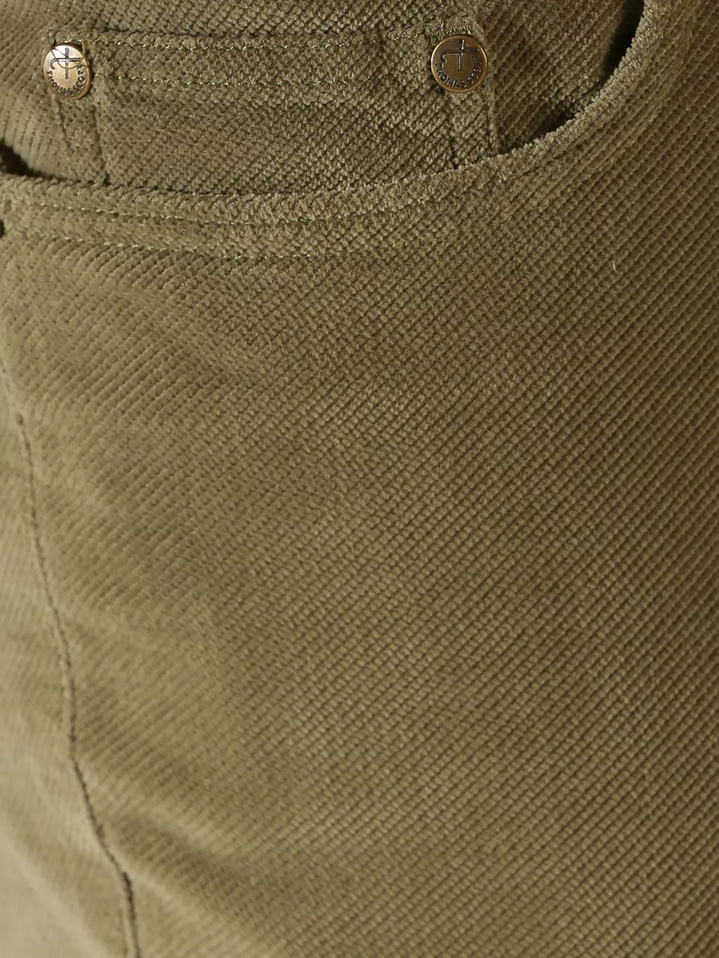 Thomas Scott Men Mid-Rise Smart Fit Corduroy Chinos Trousers