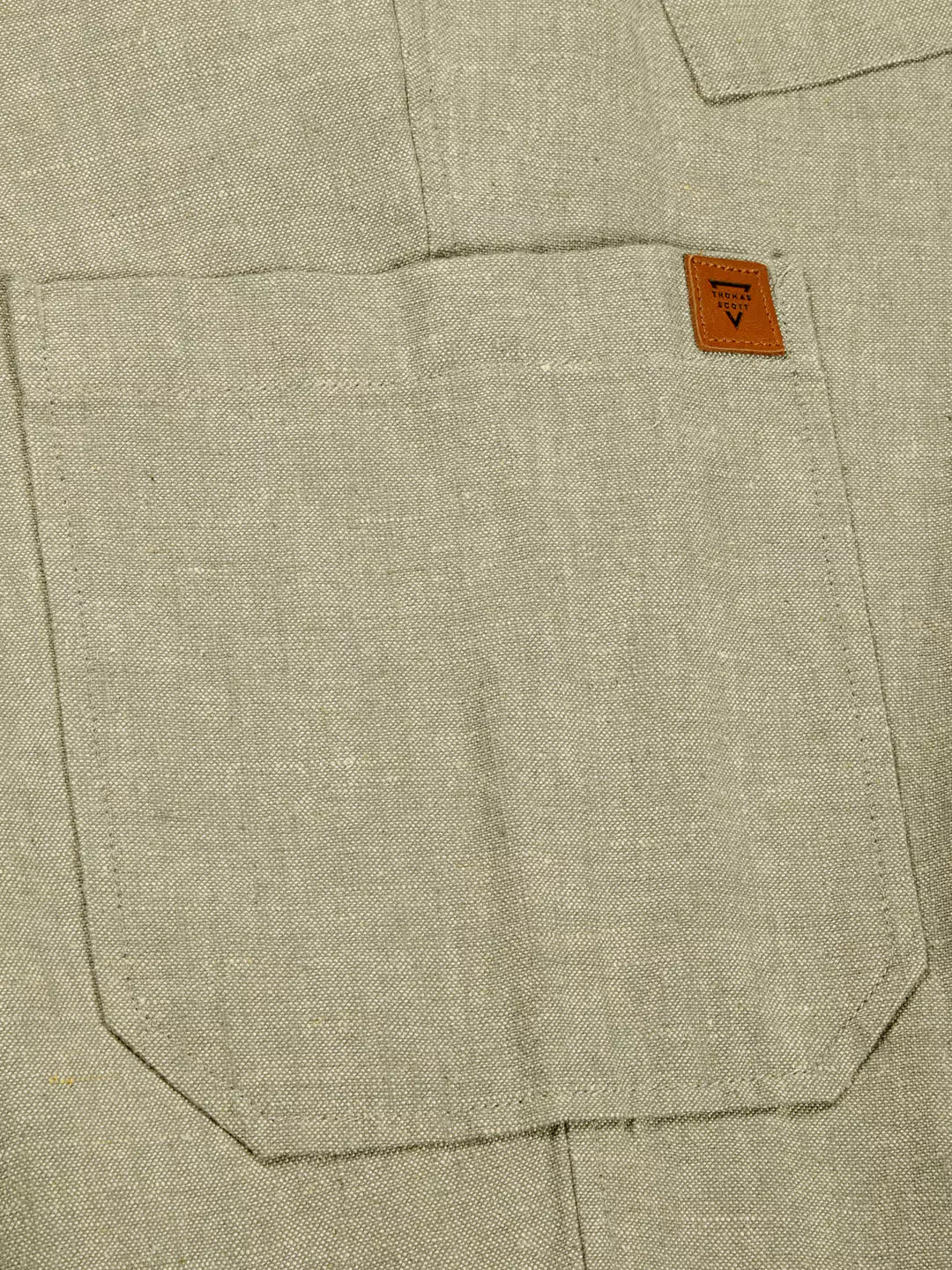 Thomas Scott Men Classic Cotton Linen Casual Trouser